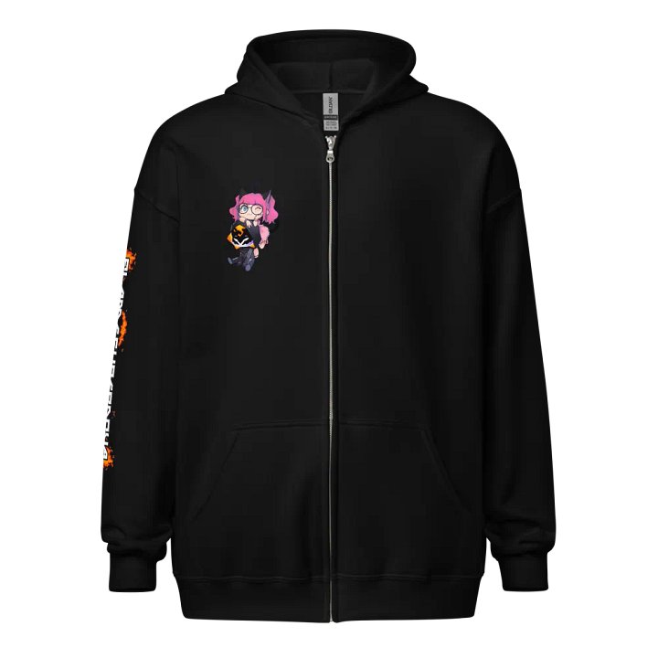 Flame & Spackles Chibi Gildan Zip-Up Hoodie product image (1)
