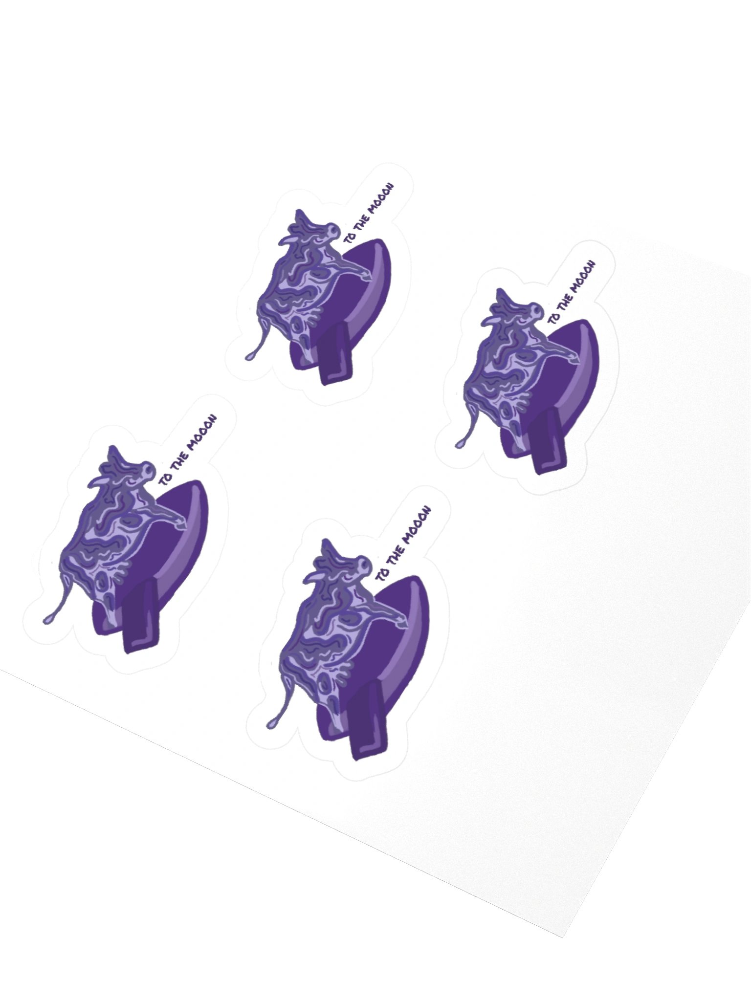 To the Mooon - Sticker (small) product image (3)
