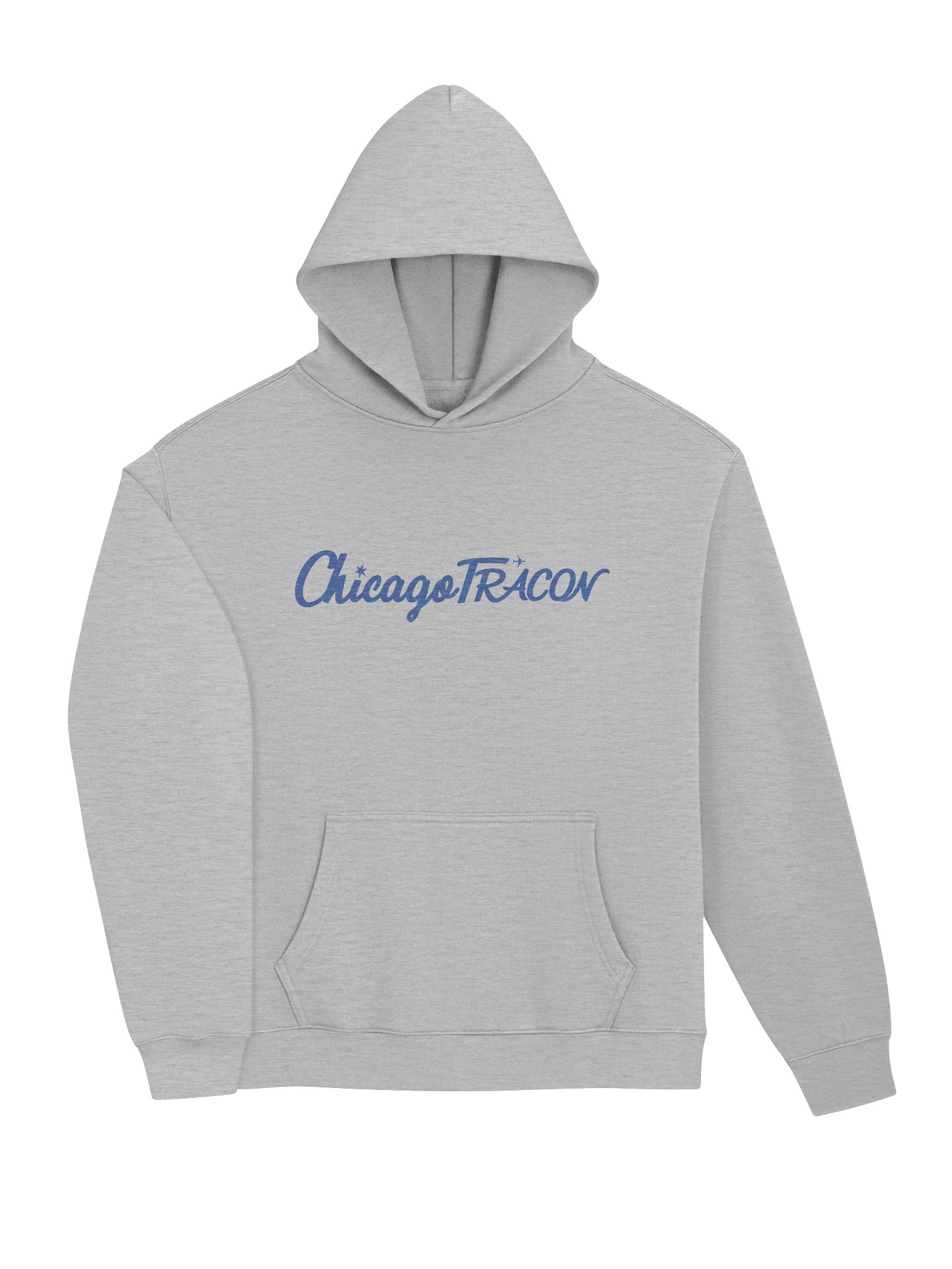 Chicago TRACON Script Blue Comfort Hoodie product image (19)