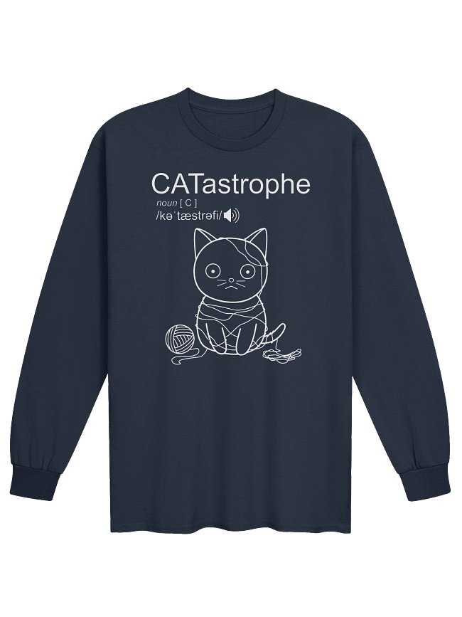 Life with Cats Unisex Adult Long Sleeve T-shirts