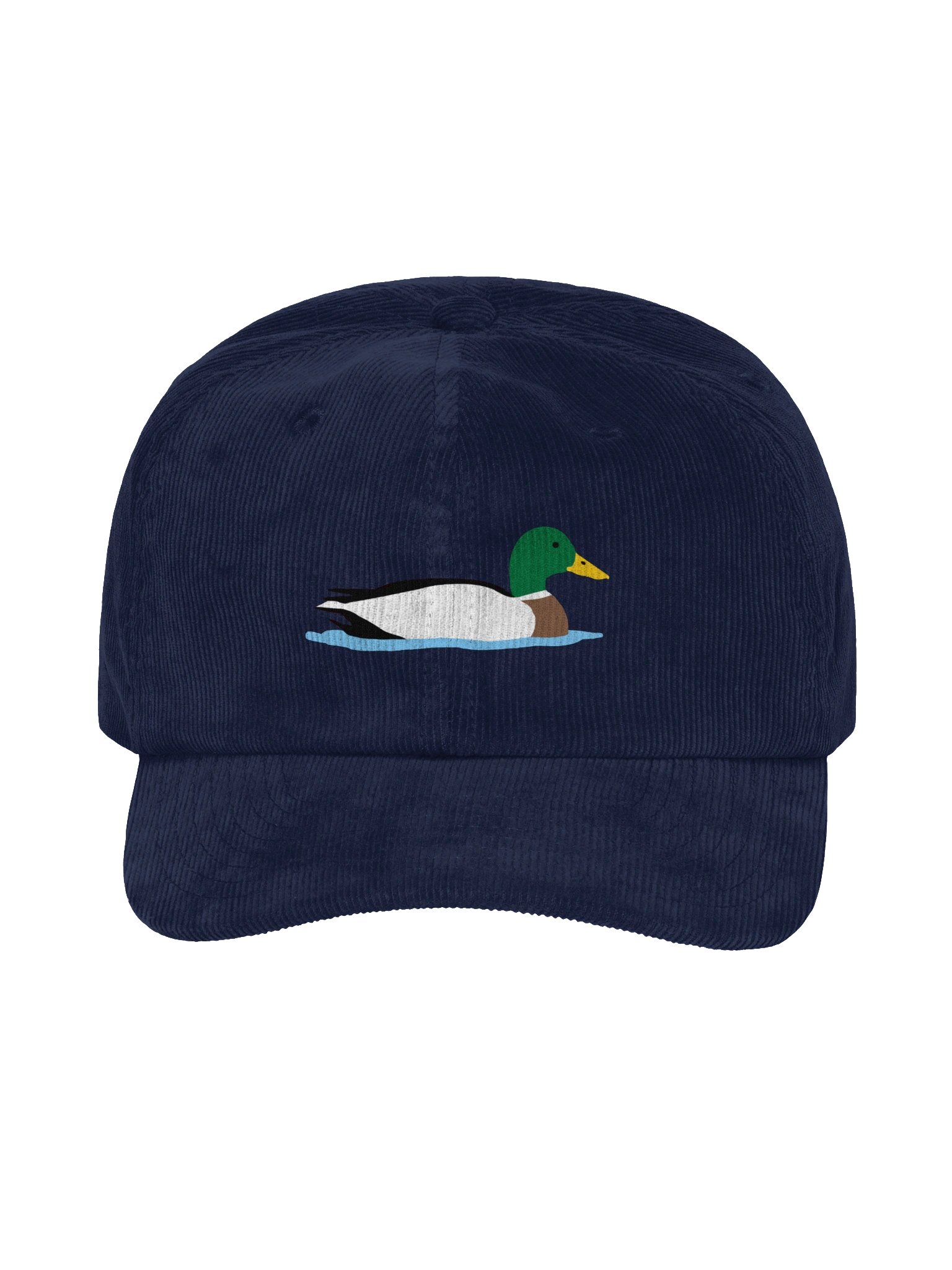 Mallard Duck DTF printed Corduroy Hat | Waterfowl Bird Cap product image (1)
