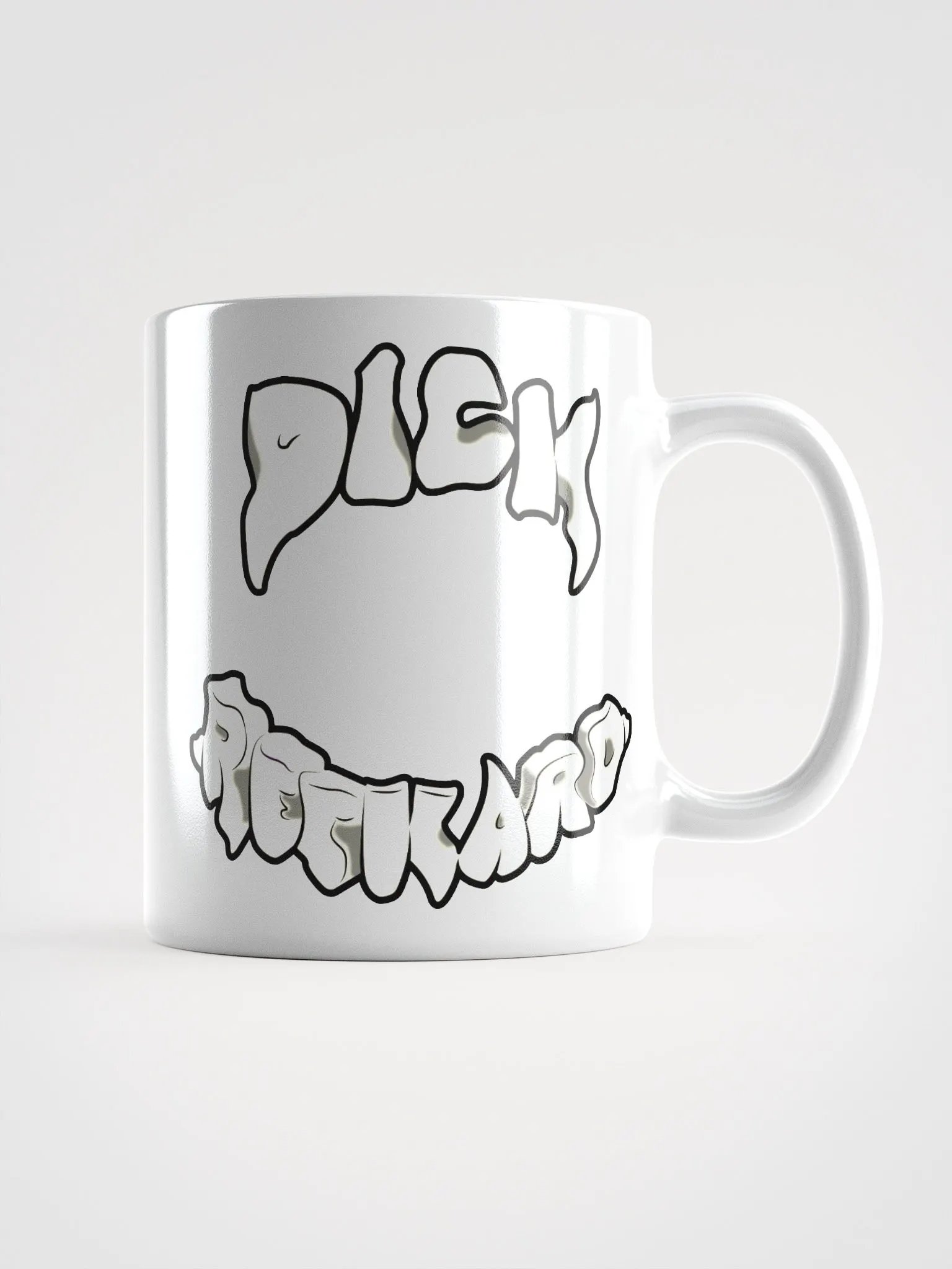 JUST THE TEETH Dick Reckard Teeth Logo Mug product image (4)