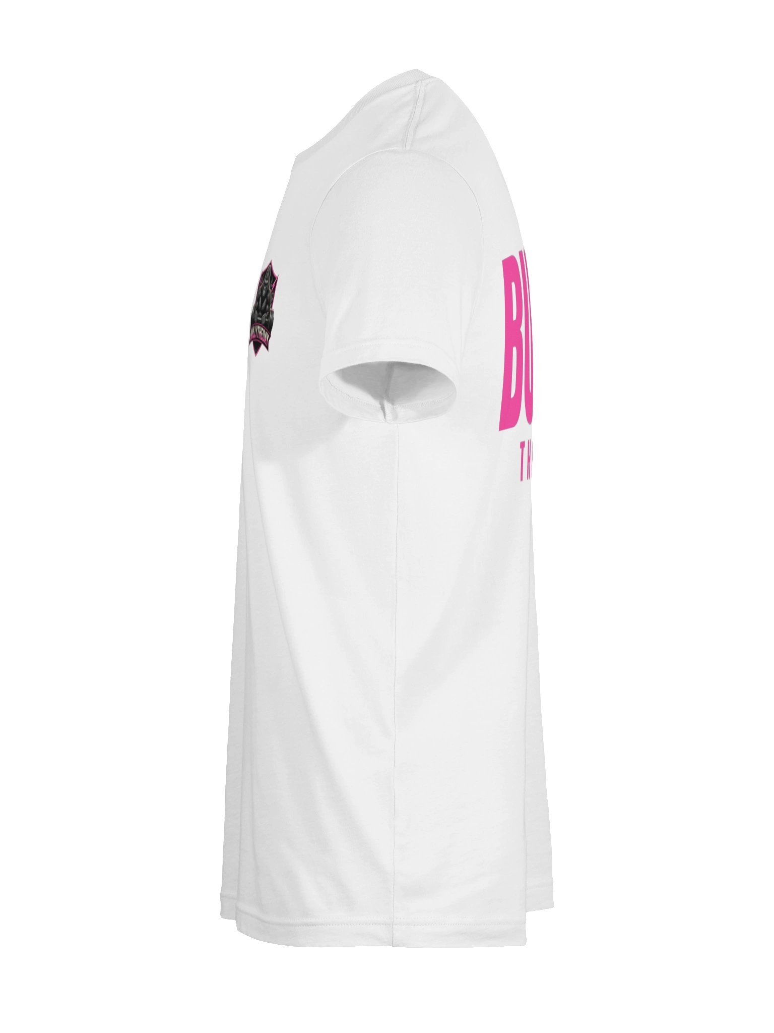 Bully The Day Stacked Tee - White/Pink product image (8)