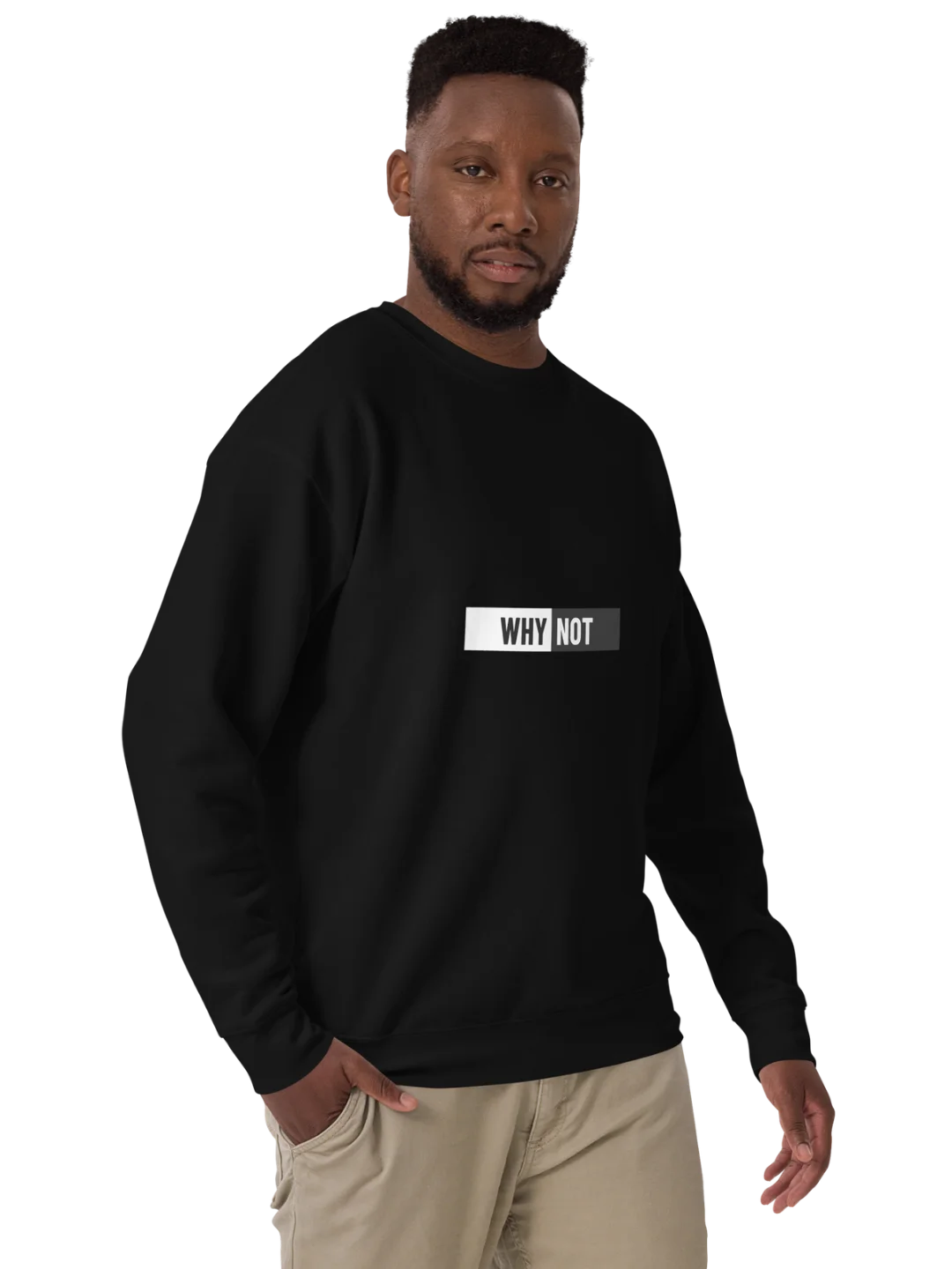 WHY NOT — Minimalist Statement Sweatshirt product image (4)