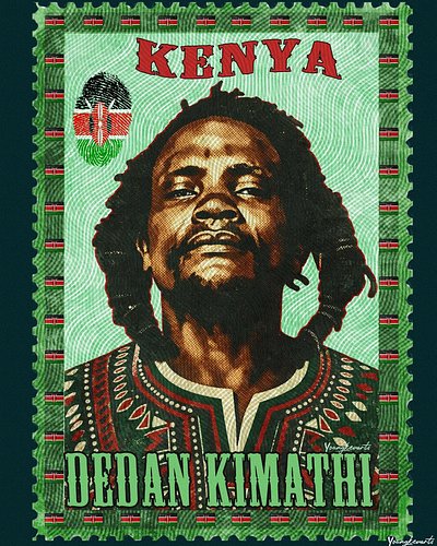Seven years. Seven styles. One Field Marshal. 🇰🇪
Dedan Kimathi 2019-2026.

From stamps to regal portraits to pop art, every v...