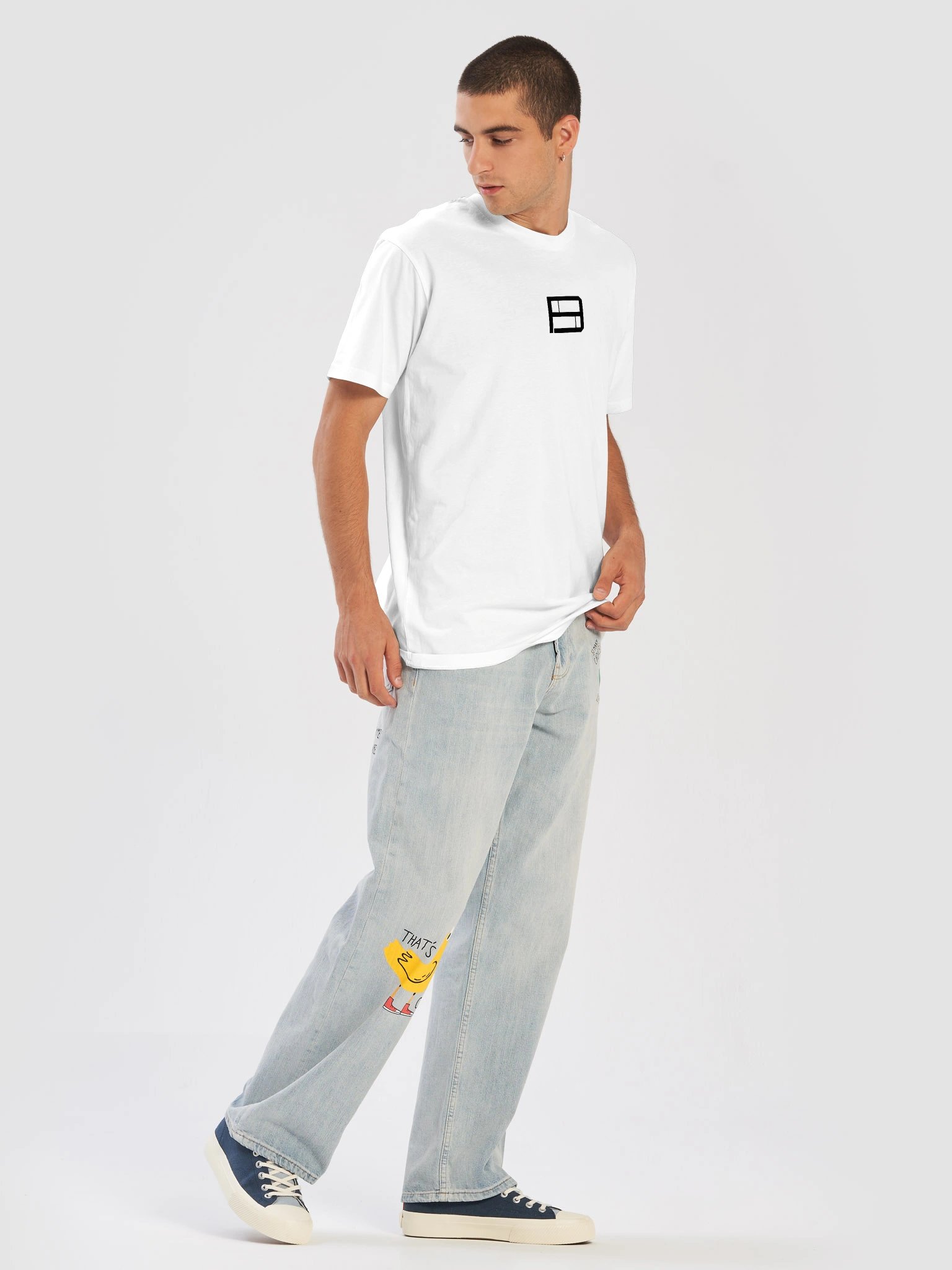 Project Groundwerk Black Brick Logo T-Shirt product image (5)