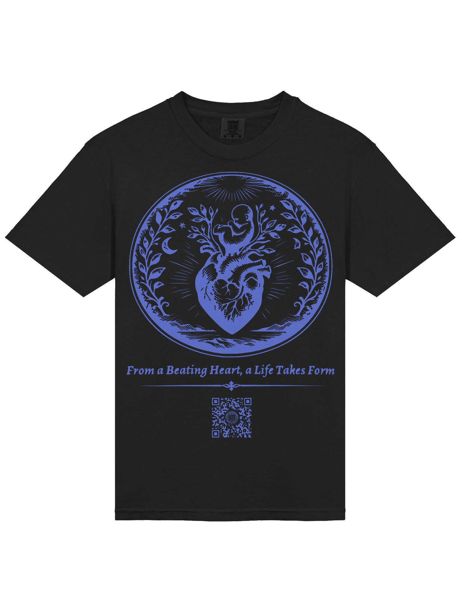 Beating Heart of Life (Color on Black/White) product image (3)
