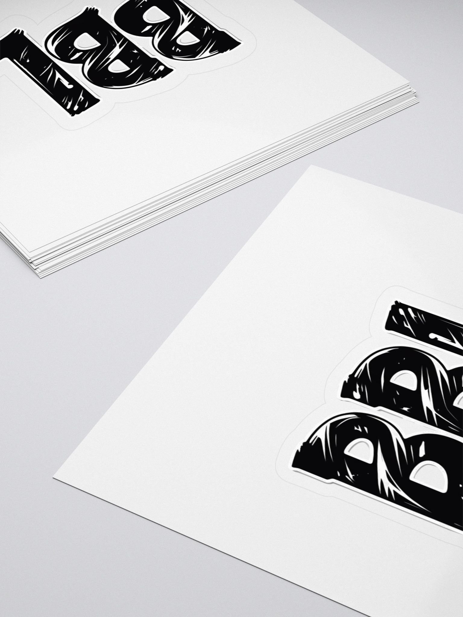 BBL Textured Kiss Cut Stickers product image (4)