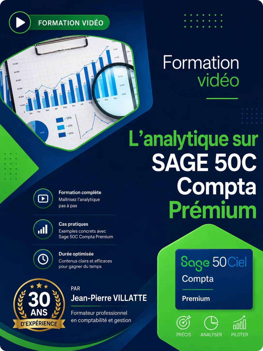 Formation vidéo l'analytique et le budgétaire sur SAGE 50C Compta Prémium product image (1)