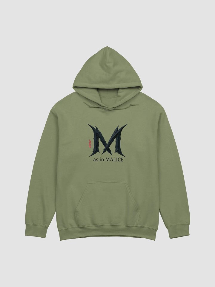 M as in malice classic hoodie by dark alphabet product image (1)
