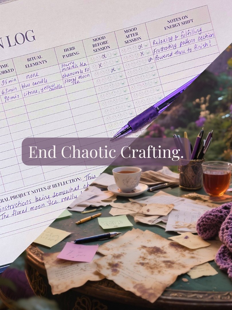 Crochet Ritual Journal | Herbal Guide | Project Tracker product image (7)