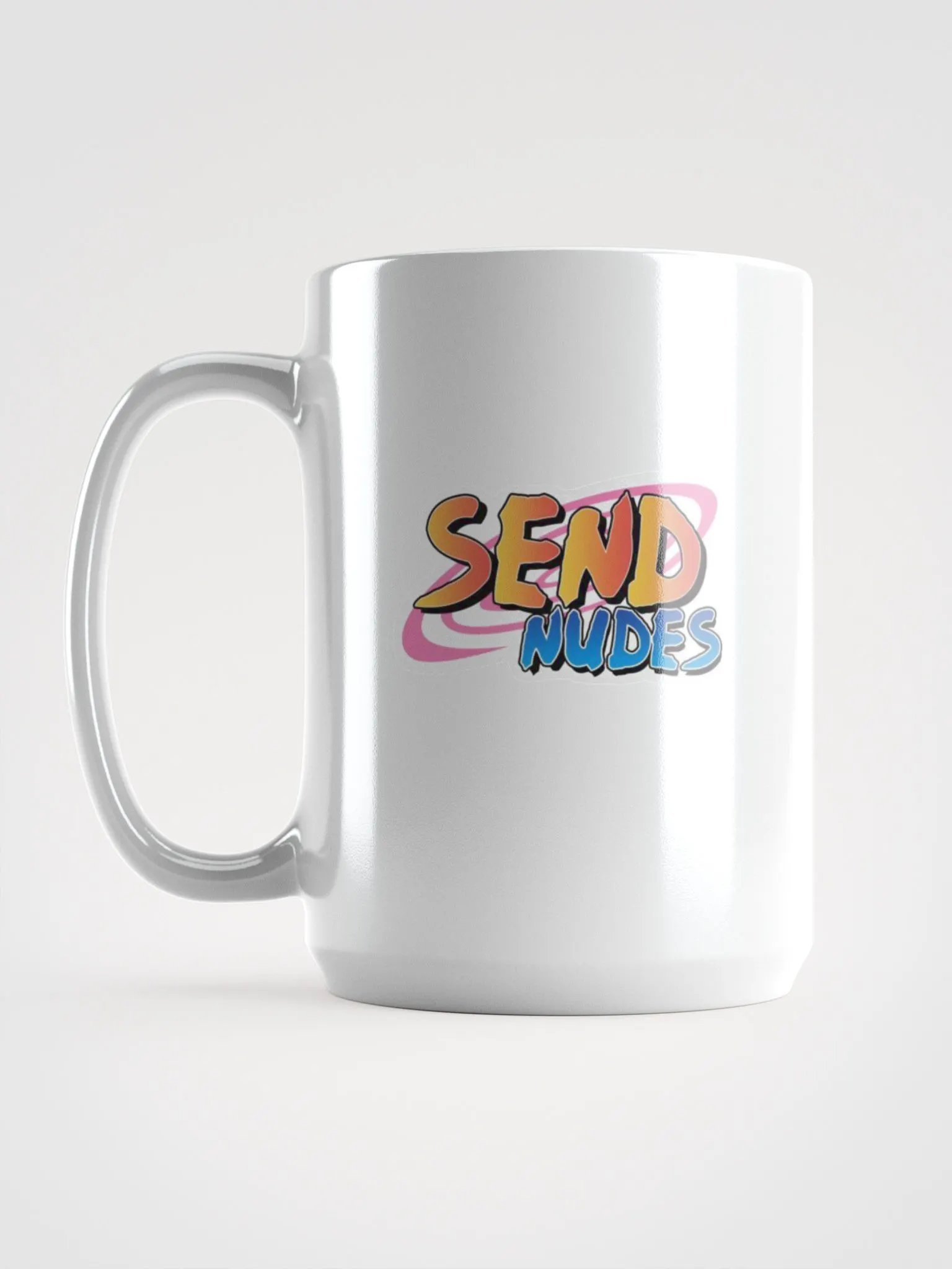 Naruto Logo Mug 'SEND NUDES' product image (3)