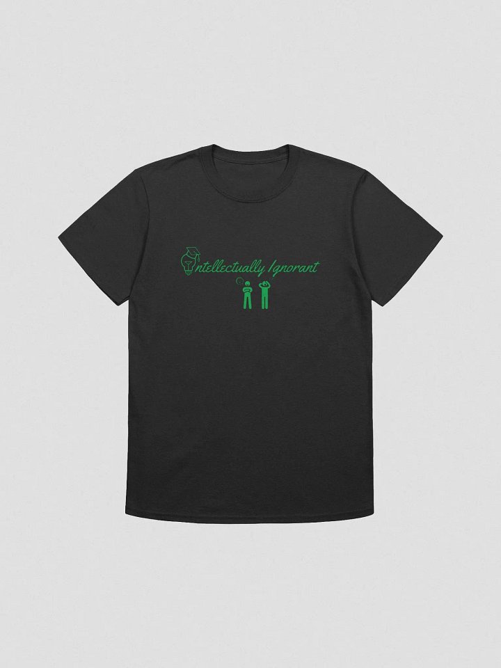 Intellectually Ignorant (Green Logo) Unisex Softstyle T shirt product image (3)