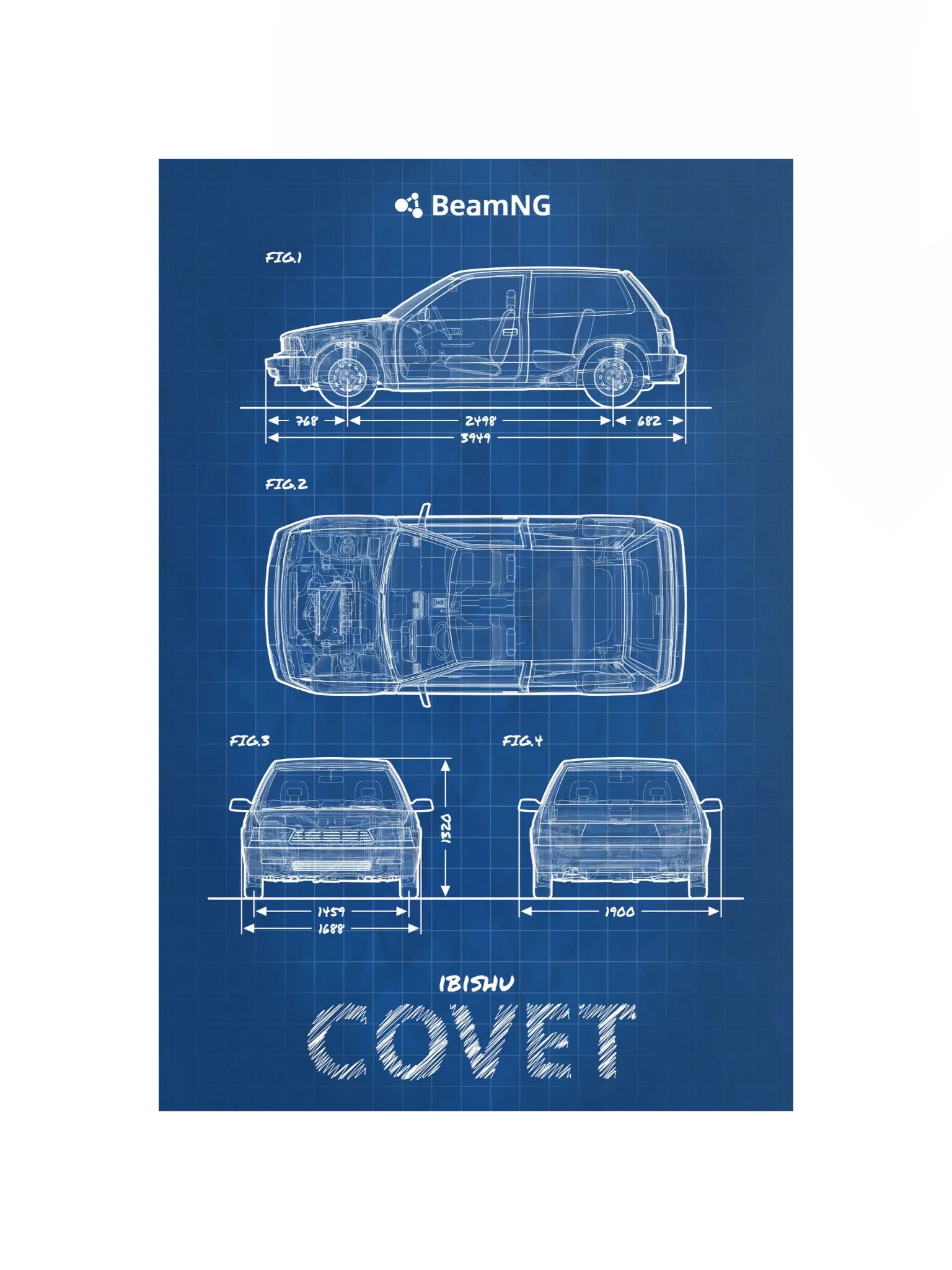 Ibishu Covet Blueprint Poster product image (2)