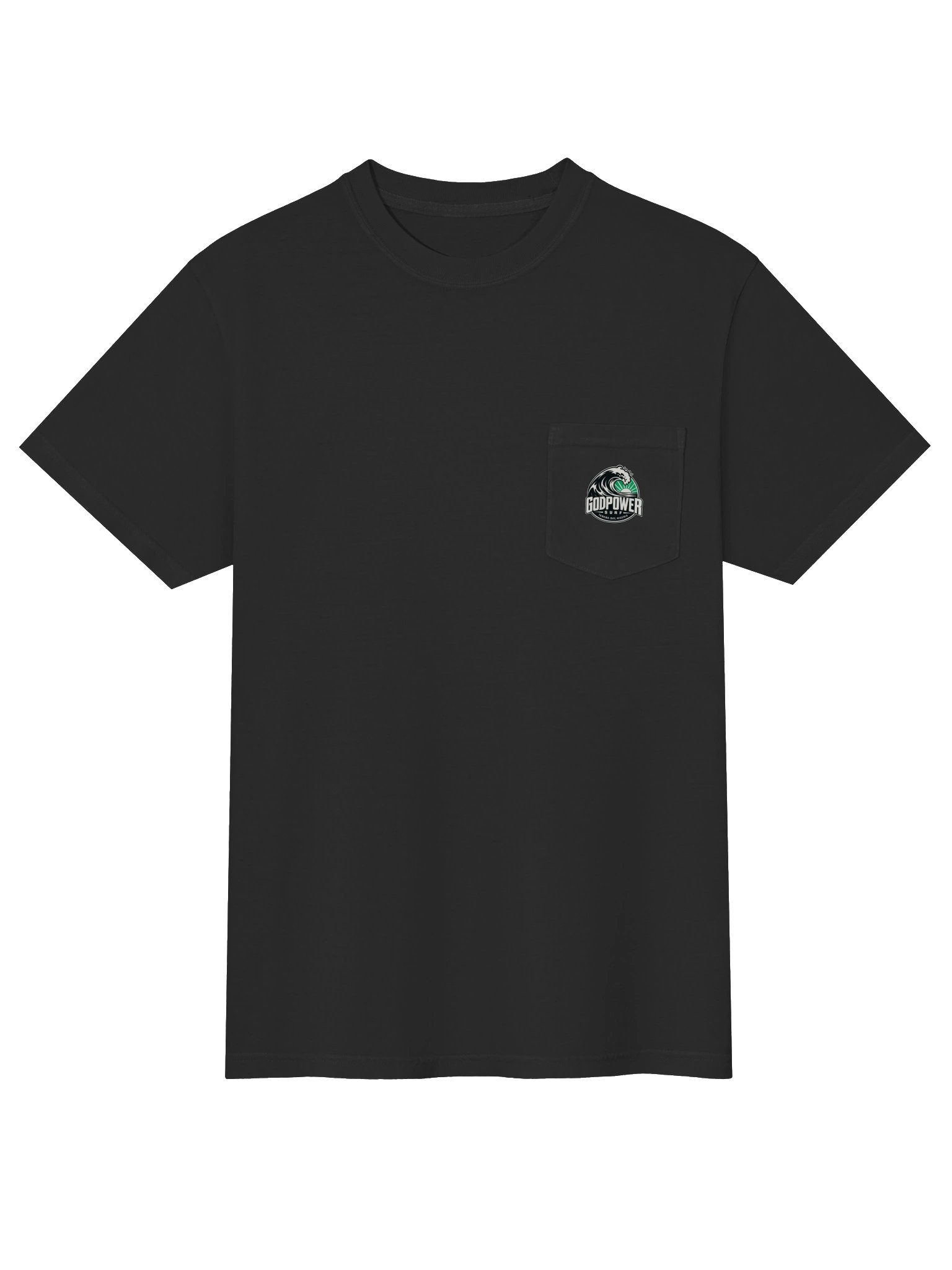Godpower Surf Wave Dey Call Pocket Tee product image (25)