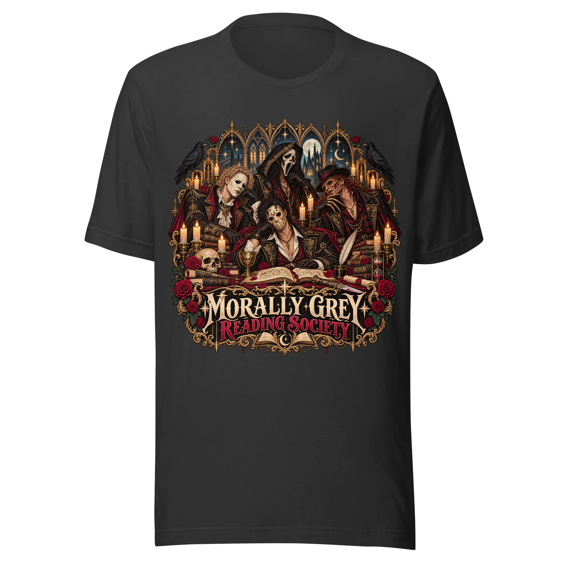 Morally Grey Reading Society Gothic Tee product image (1)