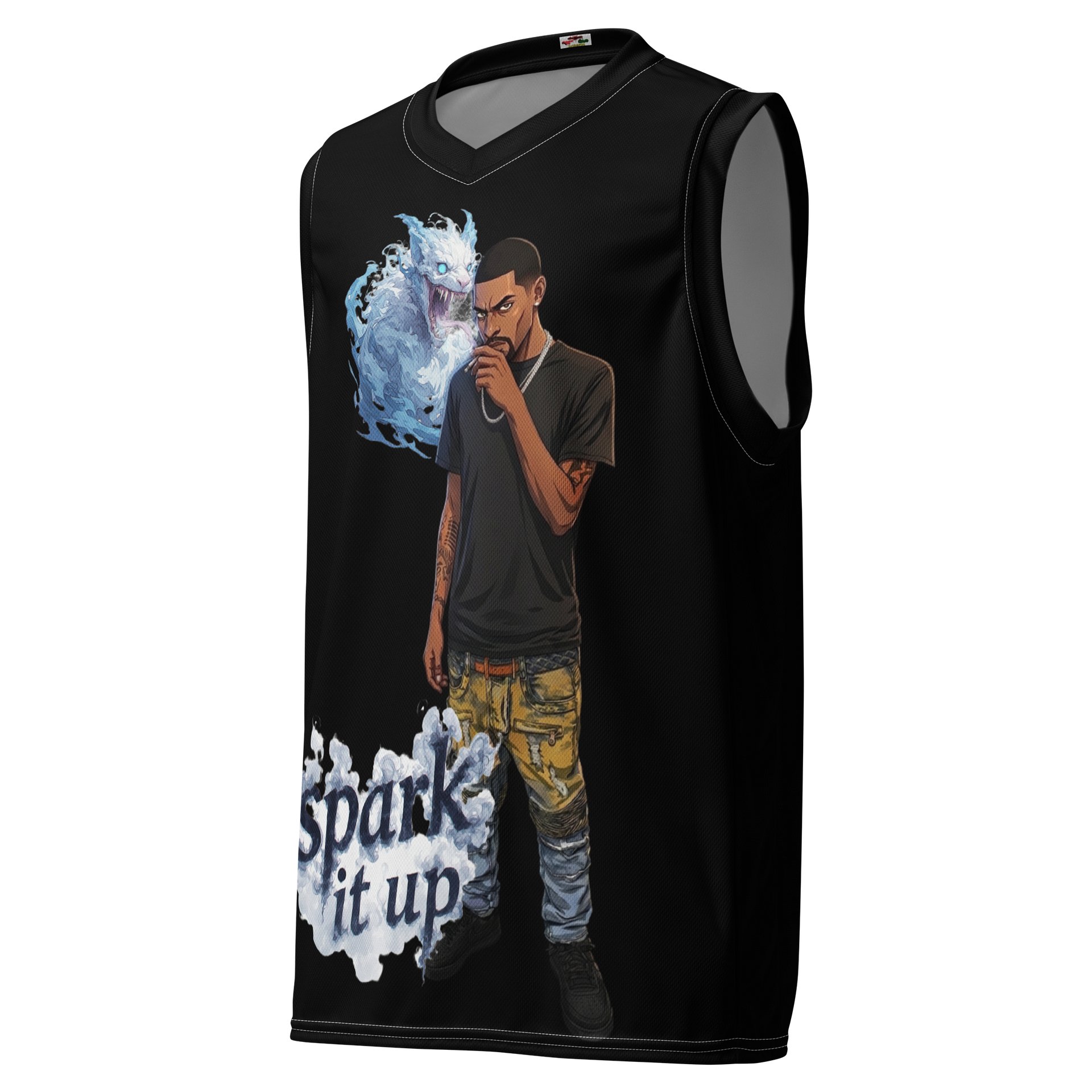 Smoke Warrior All-Over Basketball Jersey product image (1)
