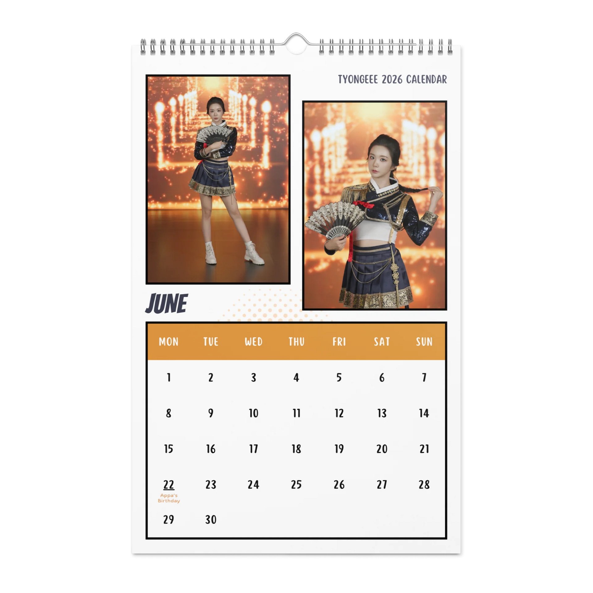 2026 Tyongeee Calendar product image (2)