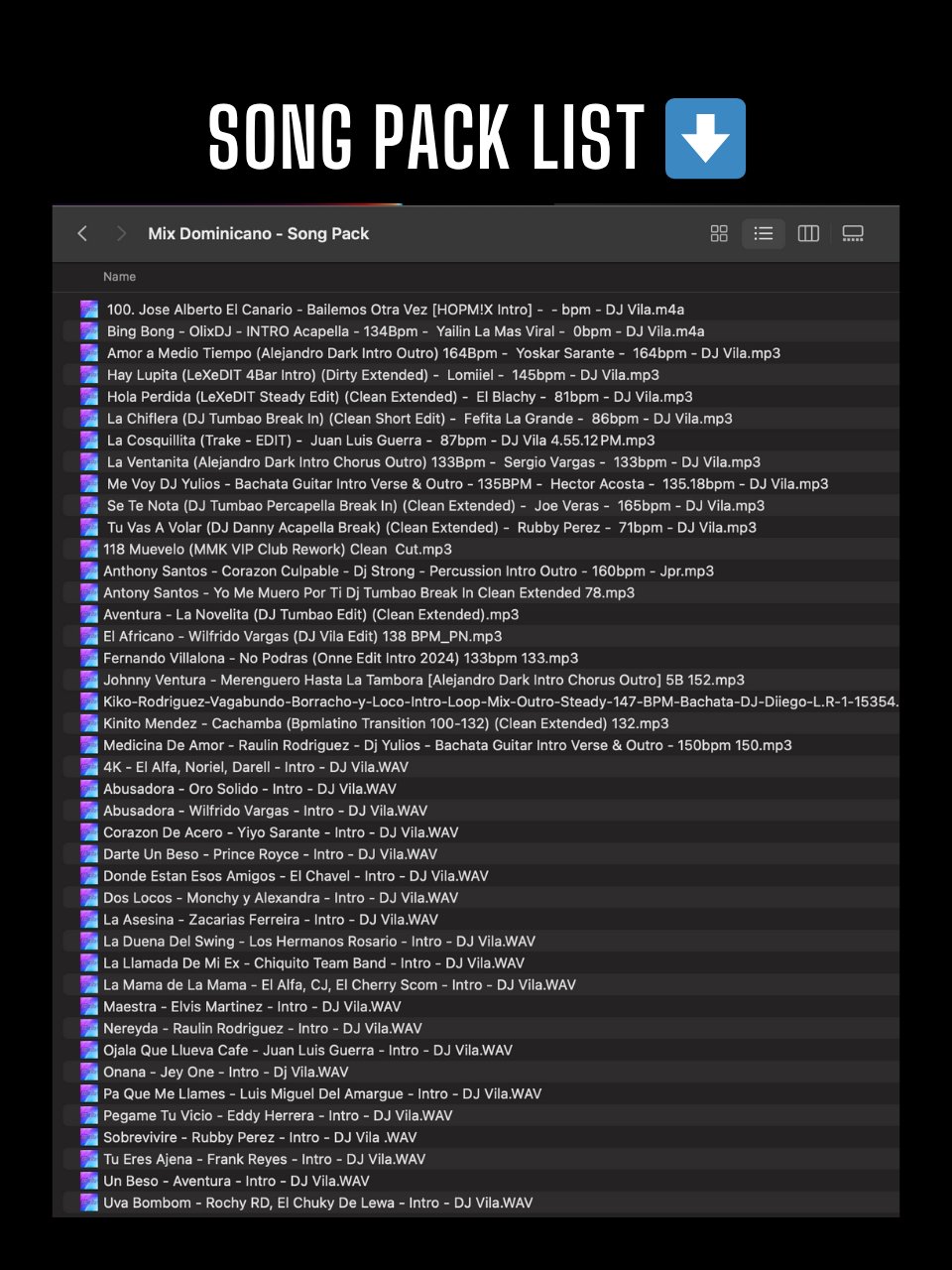 Mix Dominicano – Song Pack product image (2)