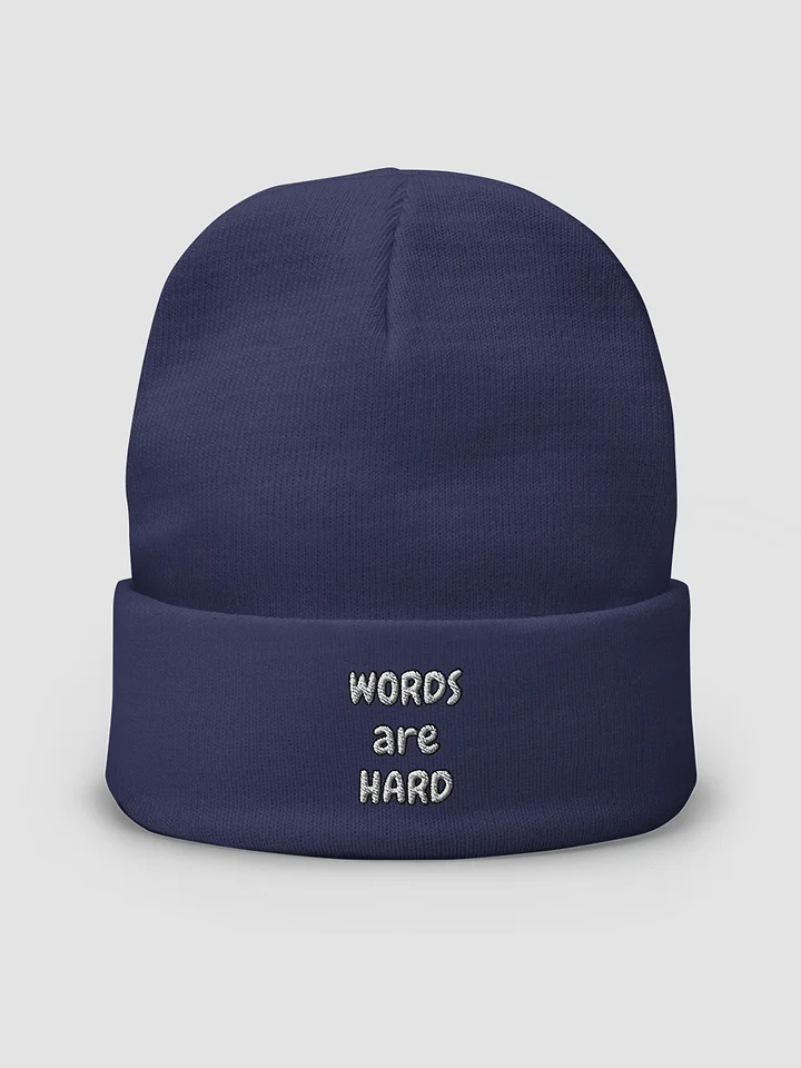 Words are Hard Beanie product image (2)