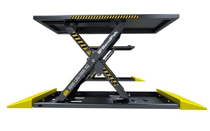 BendPak MDS-6LP Mid-Rise Scissor Lift - 6,000-Lb Capacity - Open Center product image (2)