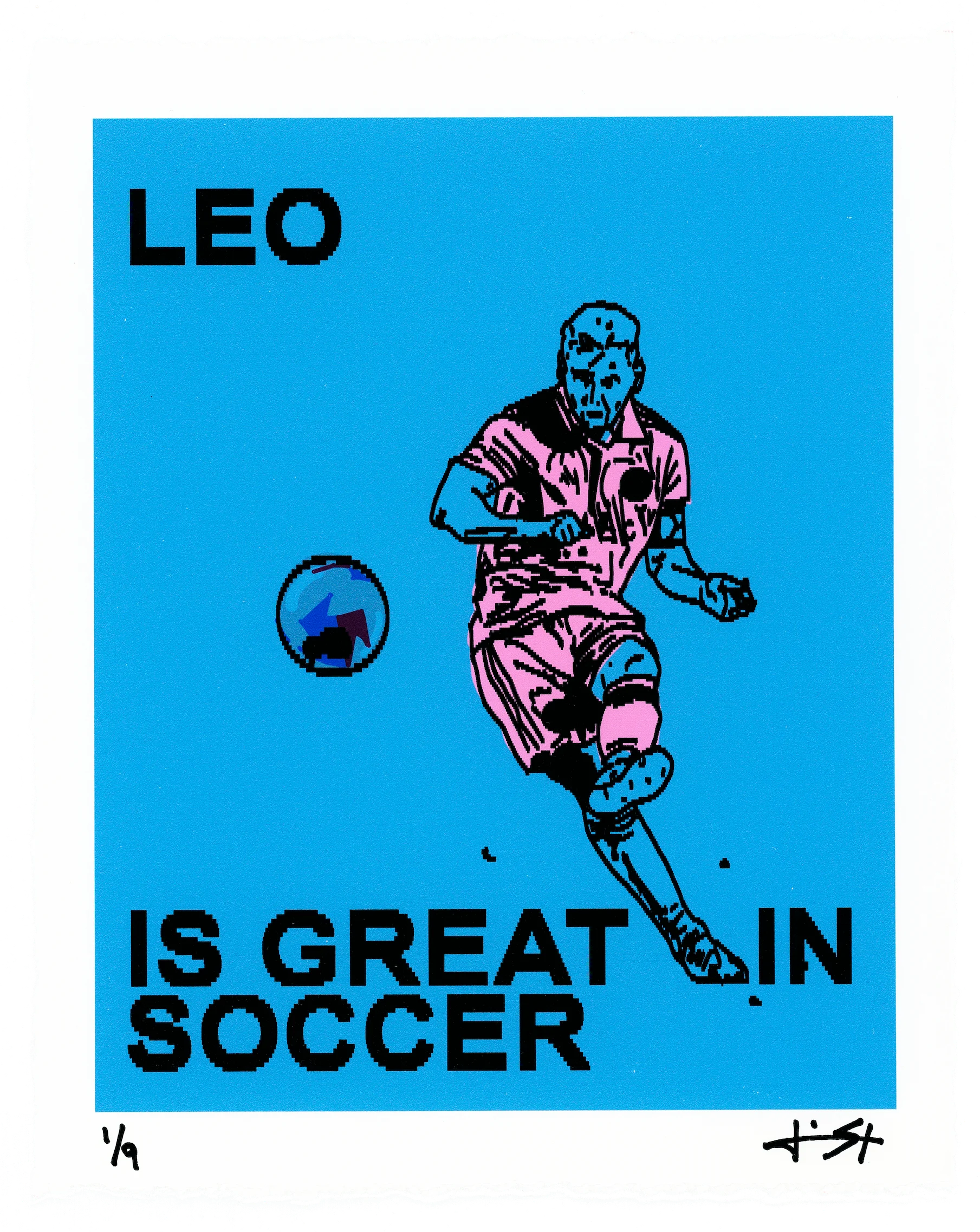 Leo is Great in Soccer 8"x10" - 1st Edition Prints /9 product image (1)