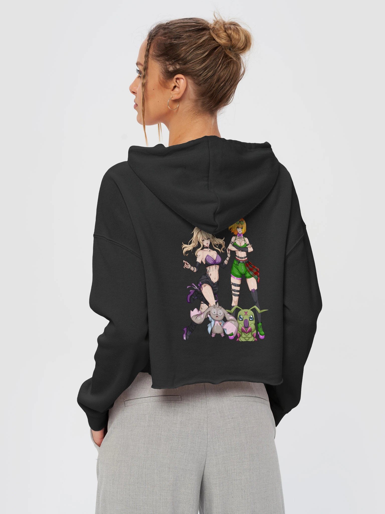 The Code Crown Lightweight Crop Hoodie product image (4)