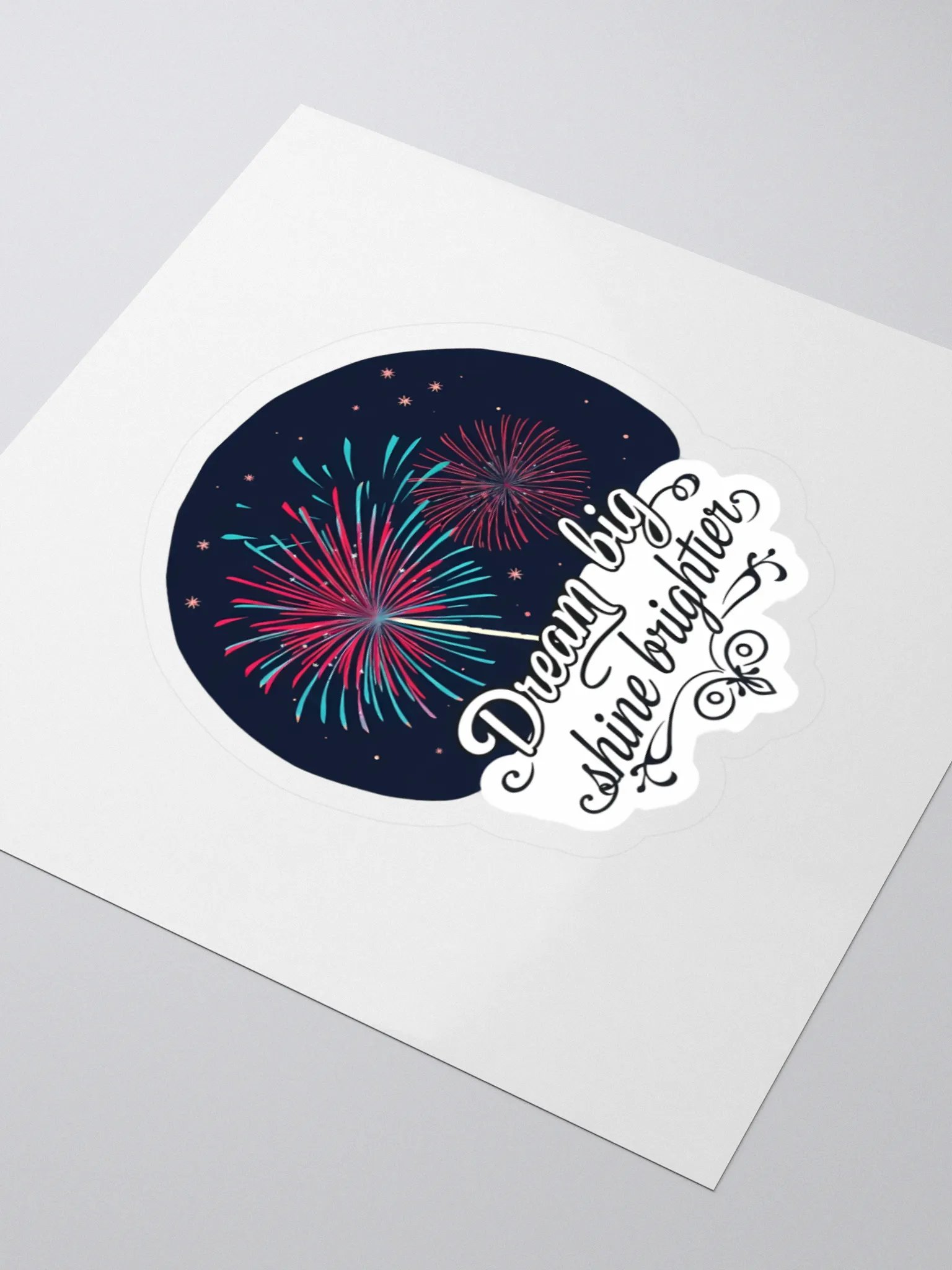 Dream Big Kiss Cut Stickers product image (3)