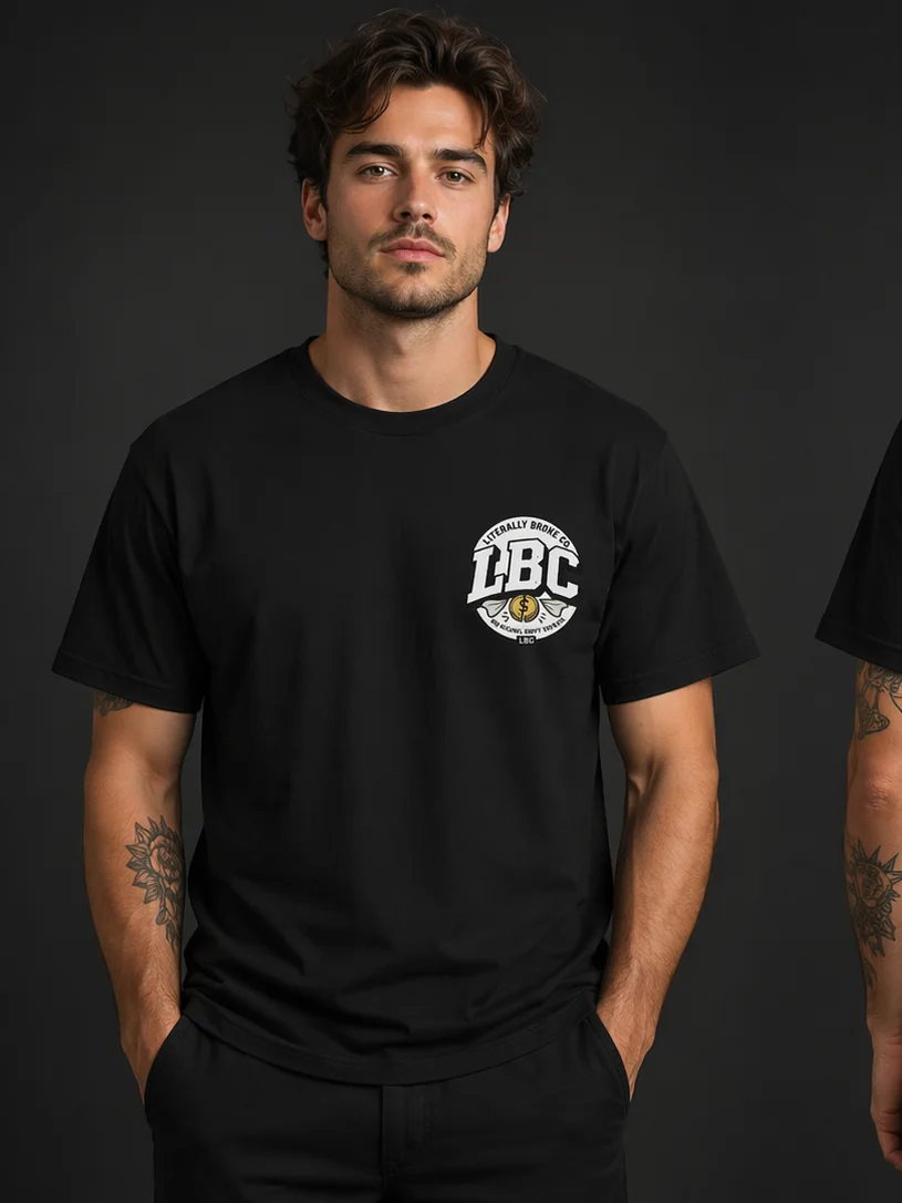 LBC Literally Broke Tee Shirt product image (2)