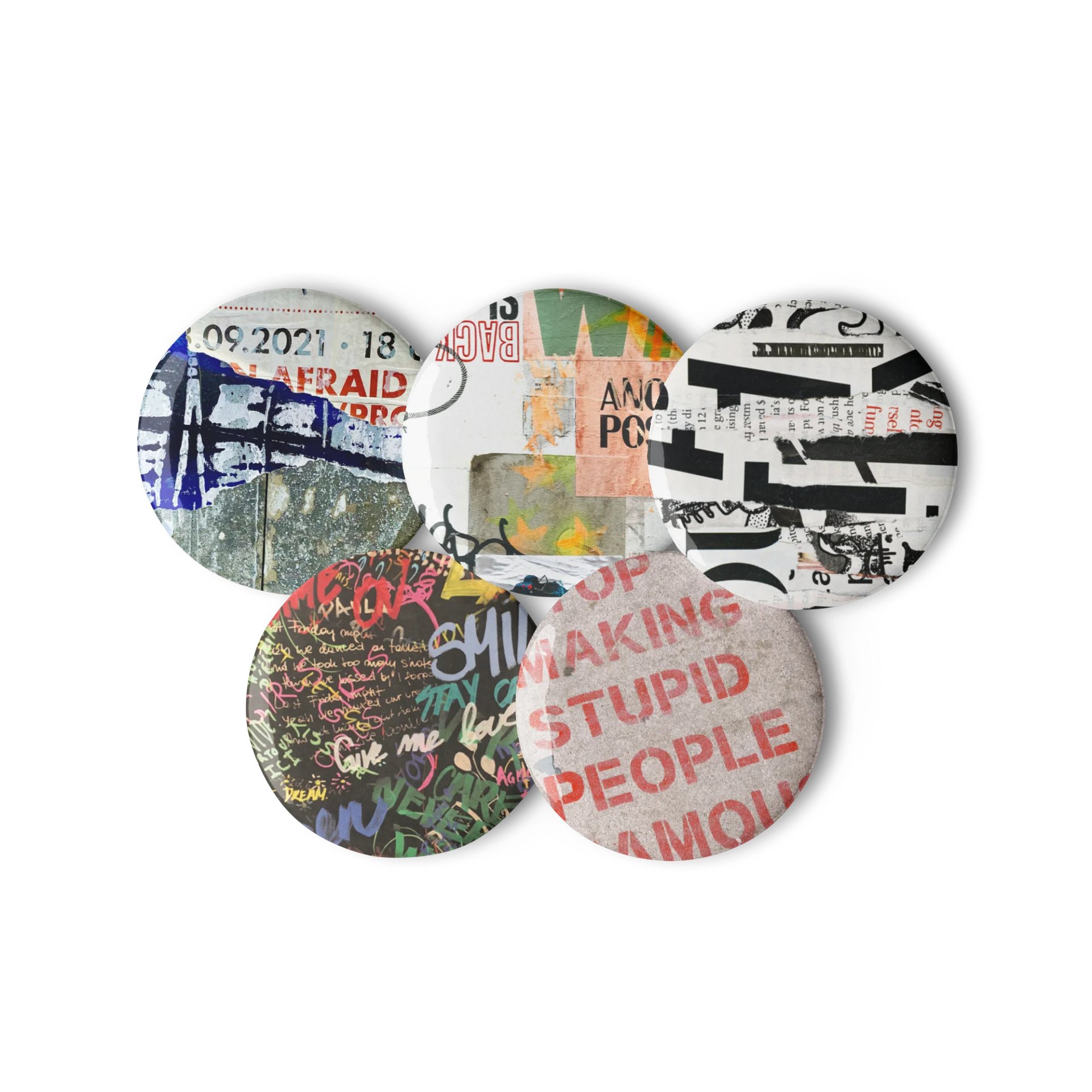 Tomorrow Is Back Pin Button Set product image (3)