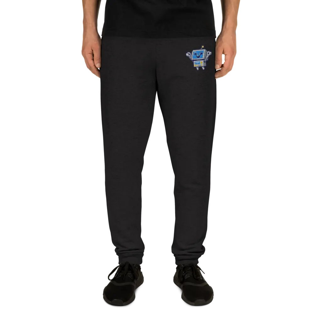 Happy Robot Embroidered Joggers product image (4)