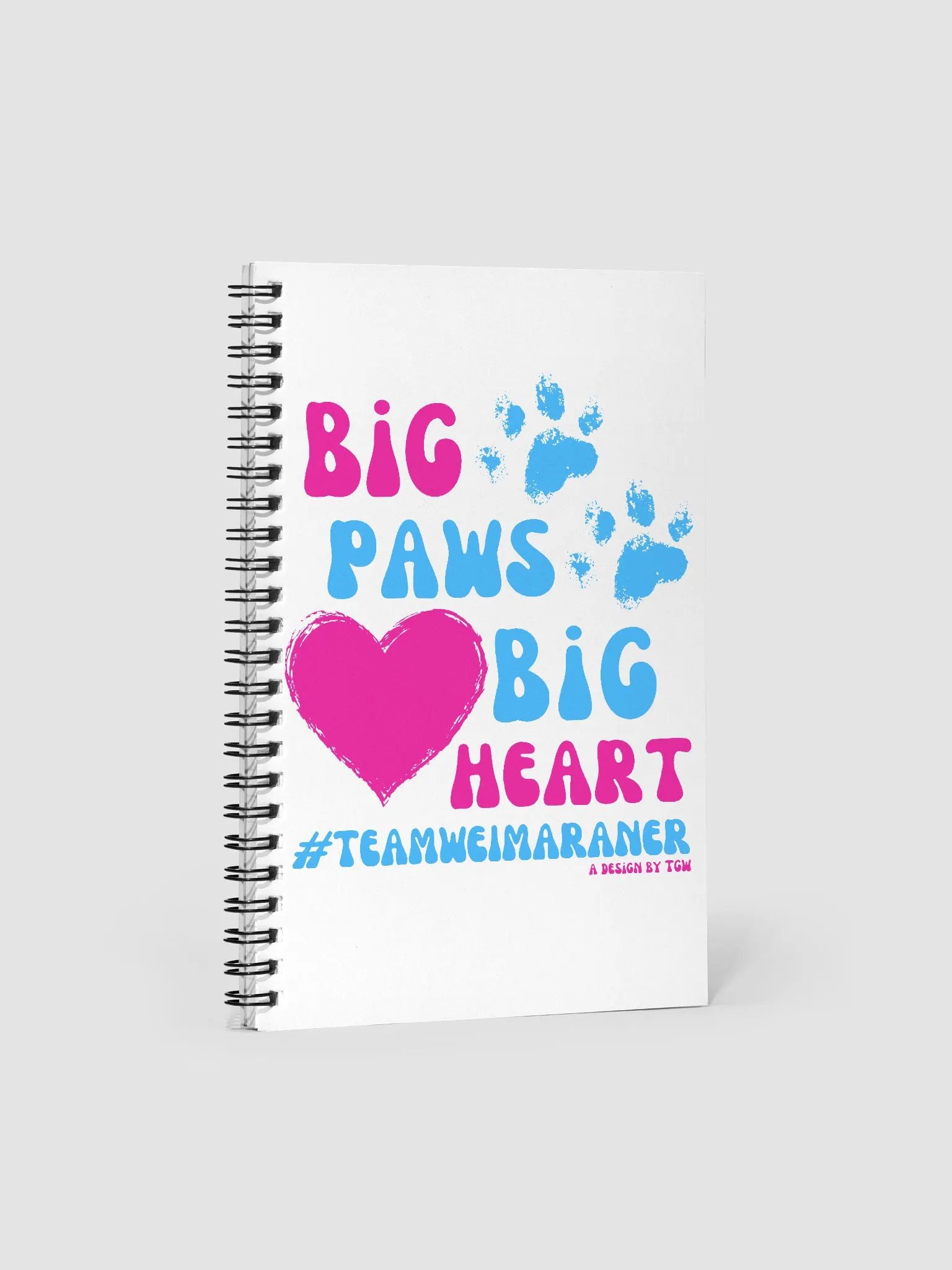 Big Paws, Big Heart - Spiral Notebook product image (1)