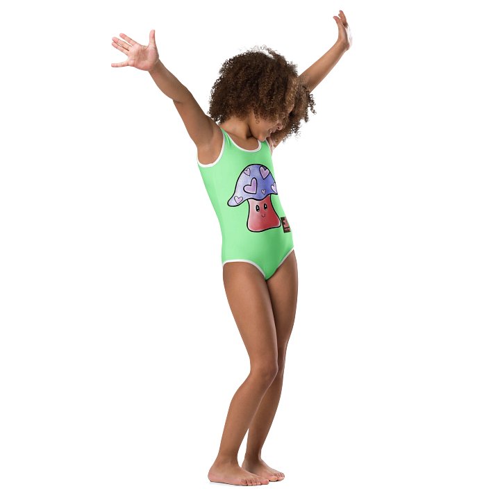 "Mushroom Love" Kid's One Piece Swimsuit product image (1)