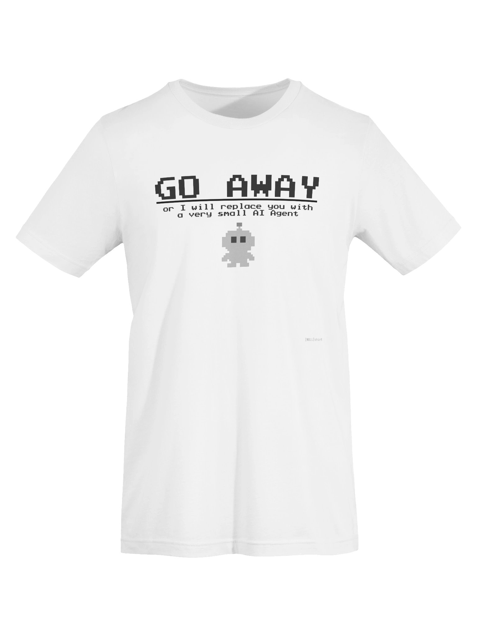 GO AWAY - Minimalist Tech Culture T-Shirt - Light product image (4)