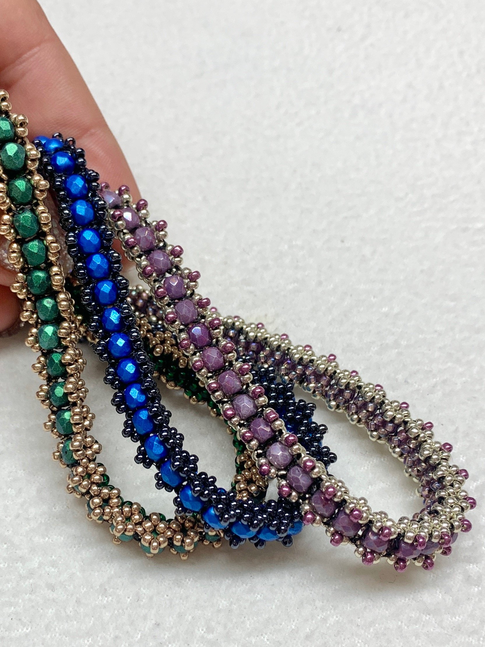 Beading Pattern - 4mm Fire-Polished Tennis Bracelet product image (4)
