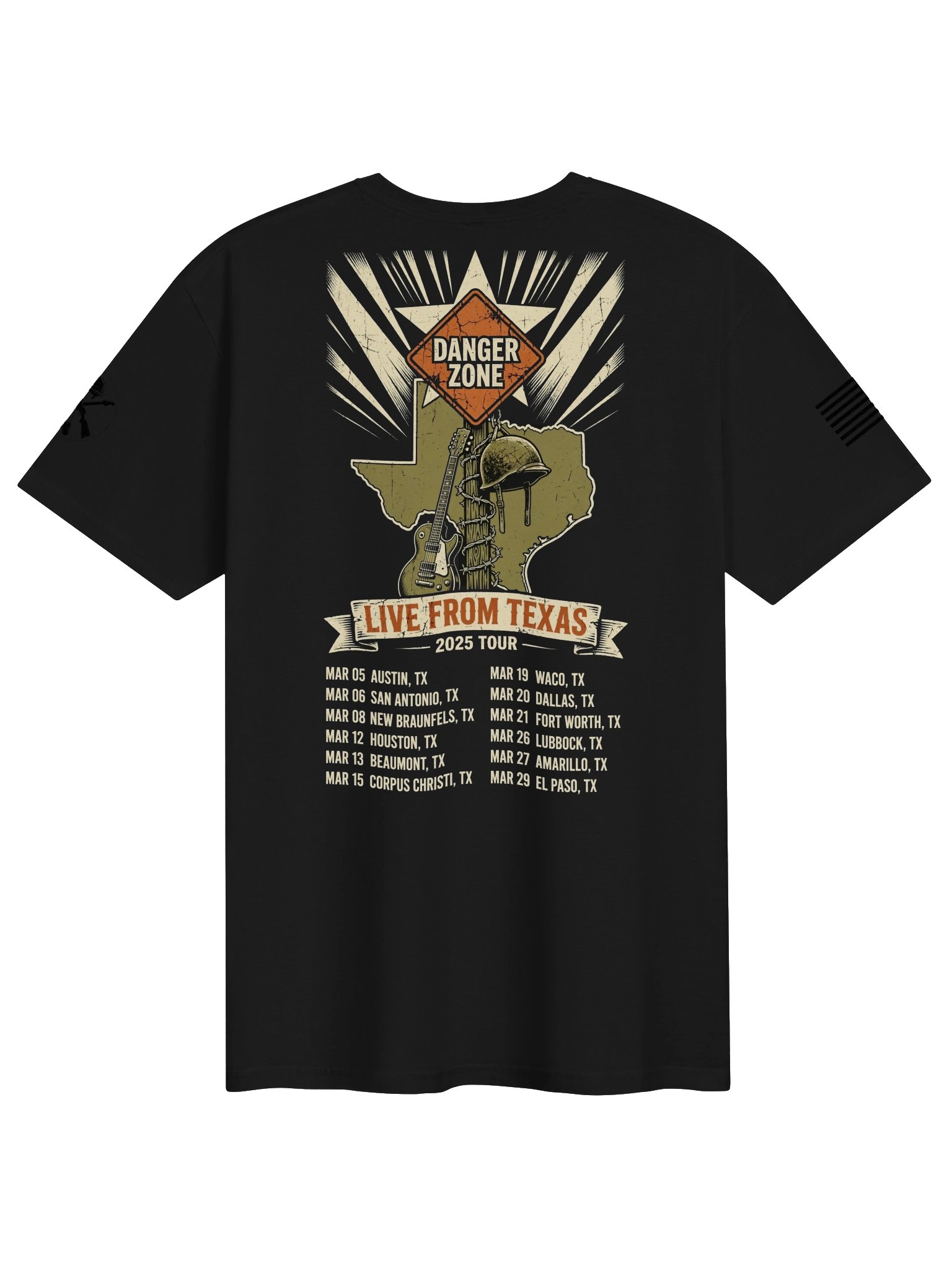 🤘Brothers in the Blast - Live From Texas – 2025 Tour T-Shirt product image (2)