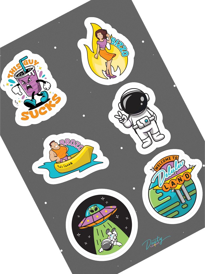 Dusty Thunder Sticker Sheet product image (1)