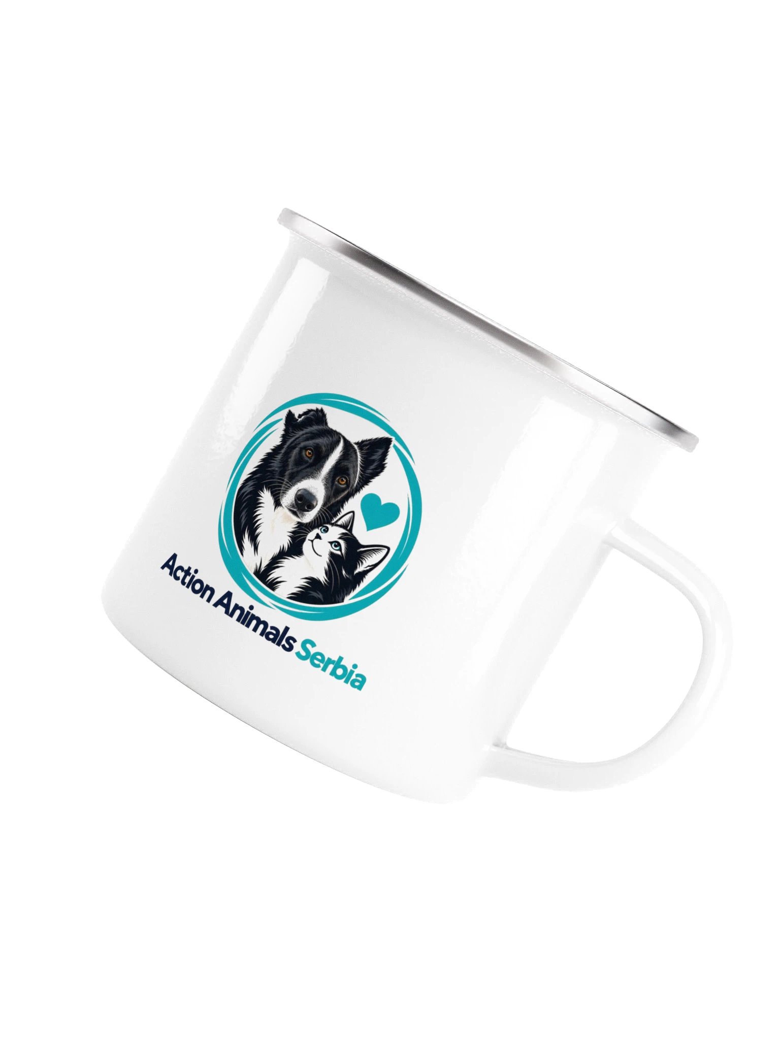 AAS · Hund und Katze – Emaille-Campingbecher product image (5)