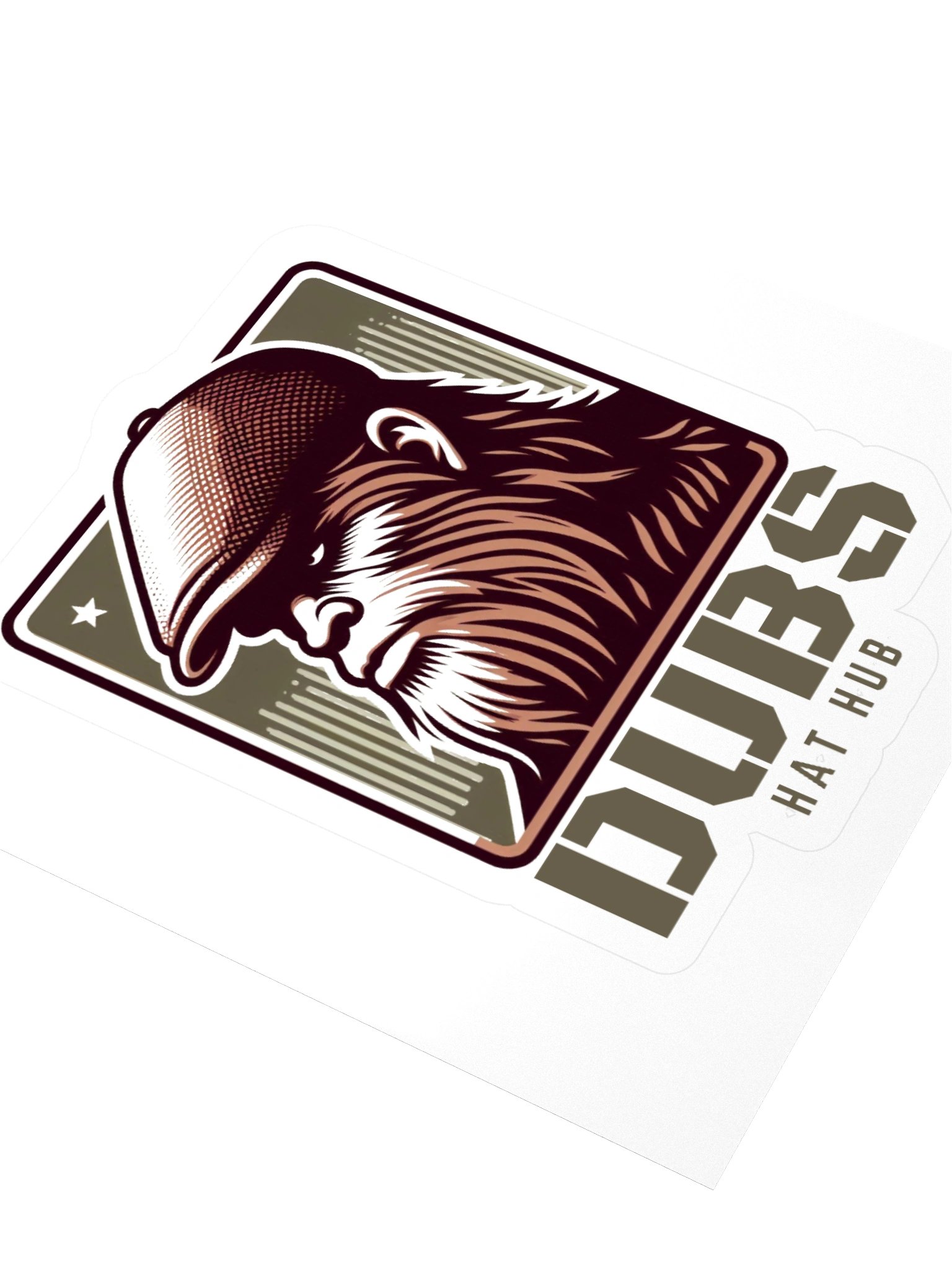 Dubs Hat Hub Tactical Font Sticker product image (7)