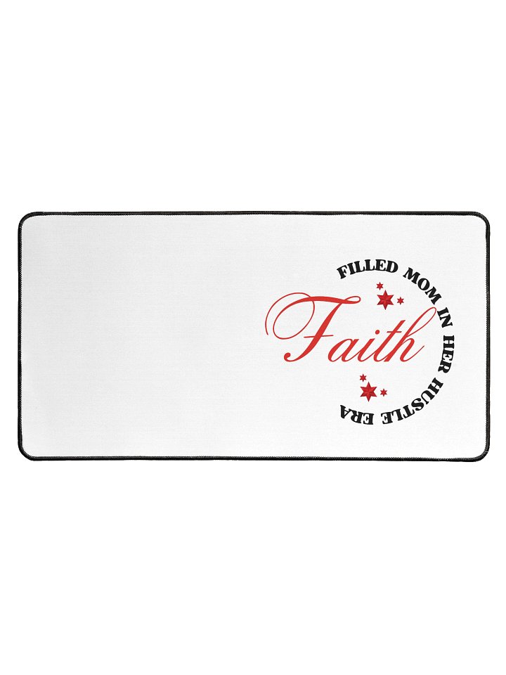 Faith filled Mom In Her Hustle Era | Christian desk matte product image (1)