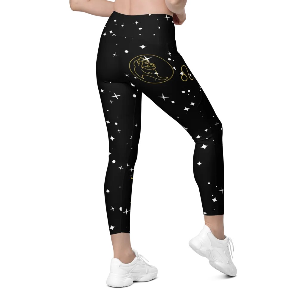 Stellar Leo Crossover Leggings with Pockets product image (9)