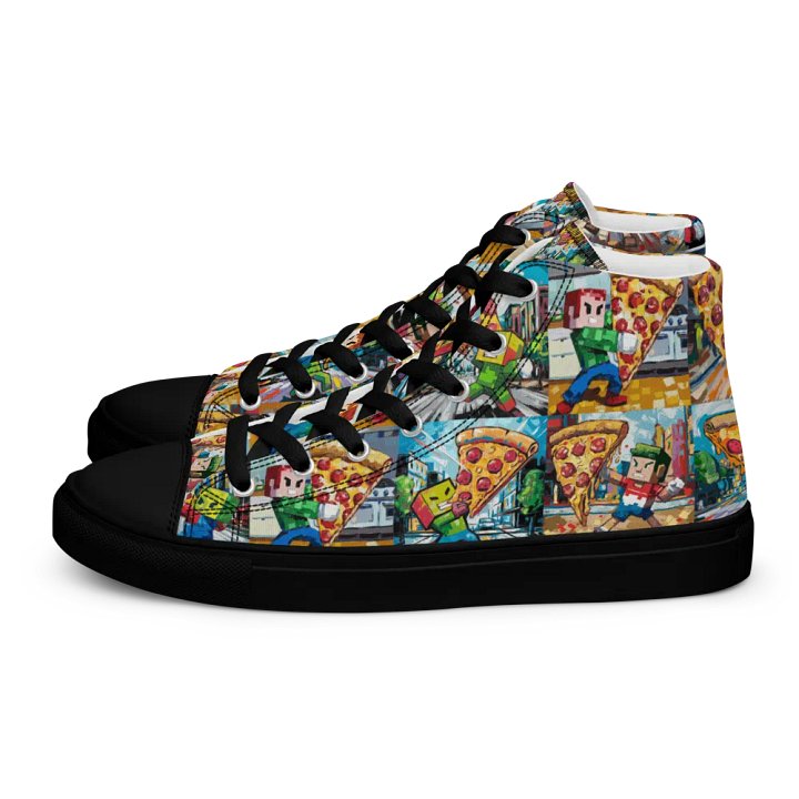 Pizza Modern Art High Top Male product image (2)