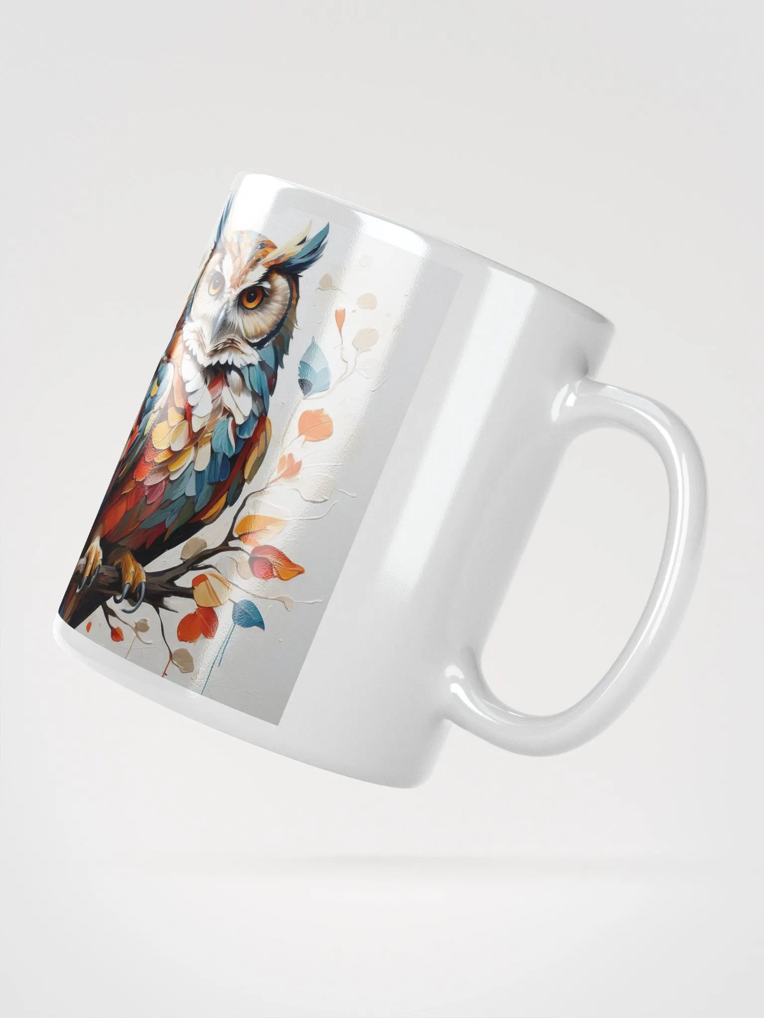 Radiant Feathers Owl Mug product image (5)
