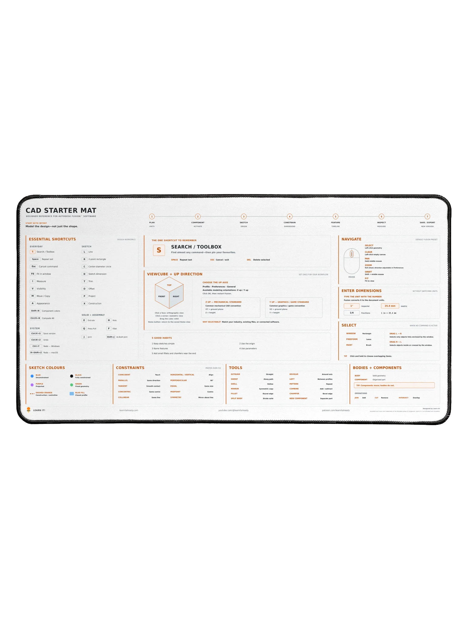 CAD Starter Mat - Day Mode product image (1)