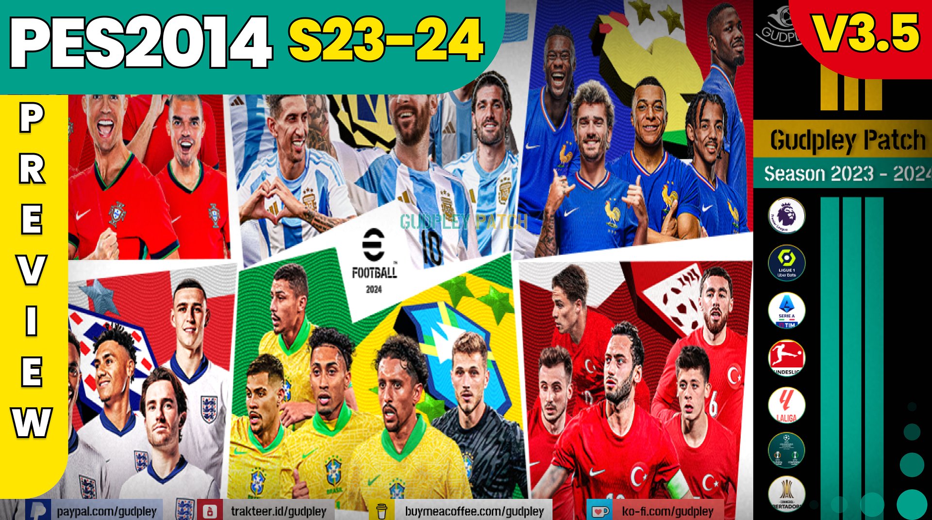 PES 2014 - Gudpley Patch Season 23/24 (PC) product image (1)