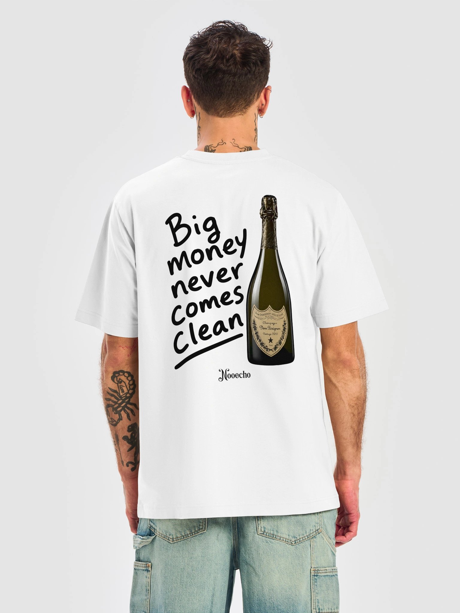Big Money Never Comes Clean – Graphic Streetwear T-Shirt product image (2)
