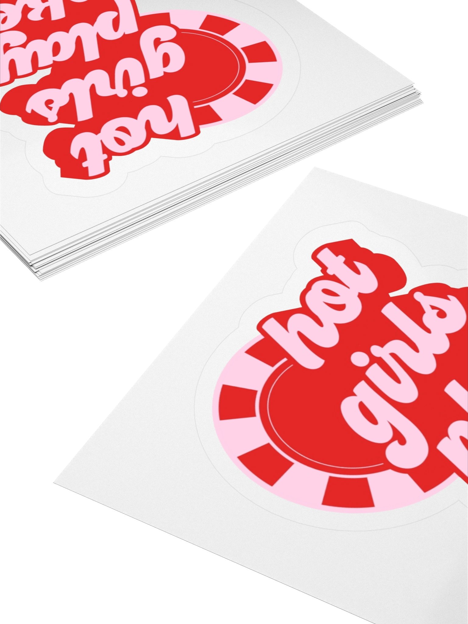 'Hot Girls Play Poker' Sticker product image (4)