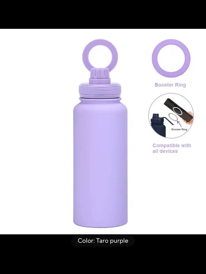 Sweet Lily 32 oz. Magnetic Tag Safe Lid product image (1)