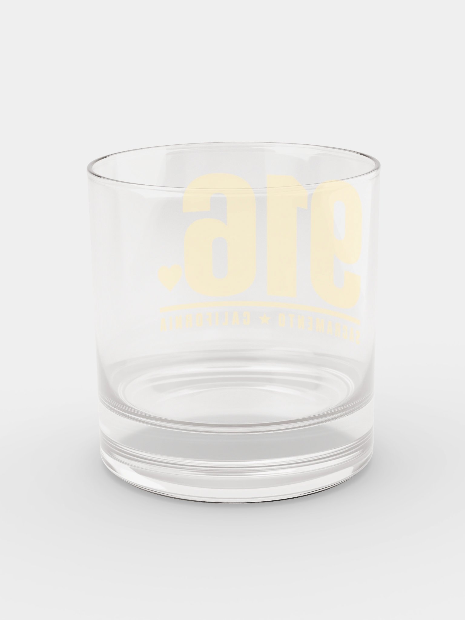 916 Rocks Glass - Sacramento Area Code Whiskey Glass product image (6)