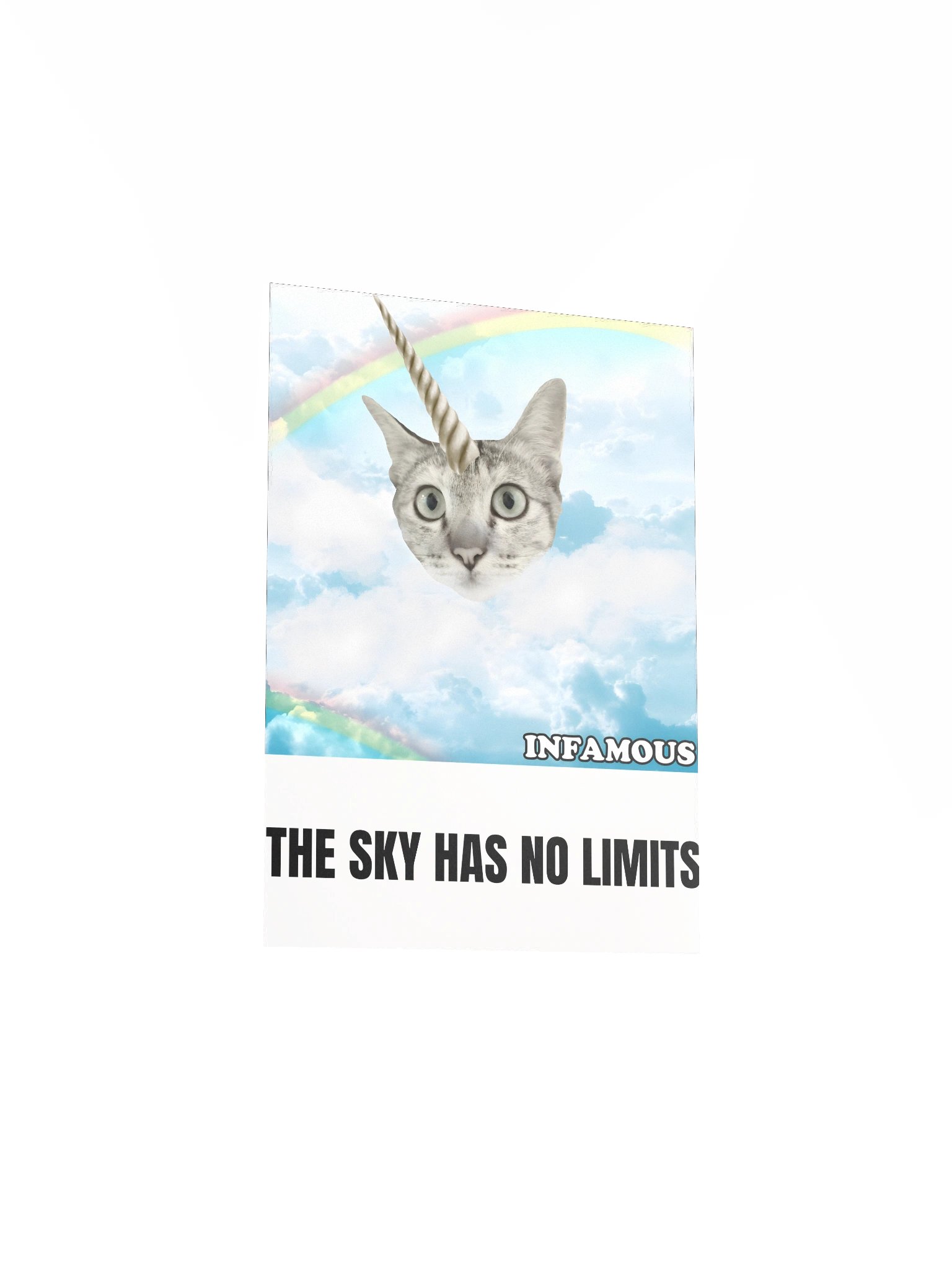 The Sky Has No Limits Cat Poster product image (5)